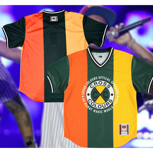 Mitchell & Ness Other - Mitchell & Ness Bruno Mars 24K Magic Tour CXC Jersey Baseball Size XL